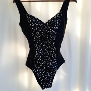 Carol Wior one piece bathing suit.  Size 8.